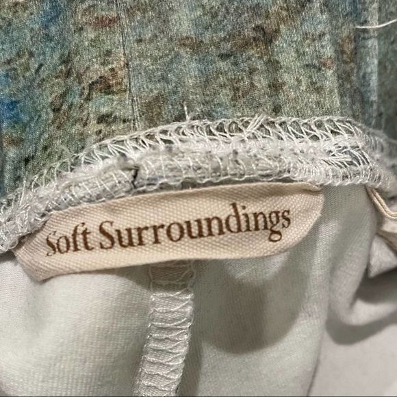 SOFT SURROUNDINGS abstract colorful thick leggings - PS - Picture 5 of 7